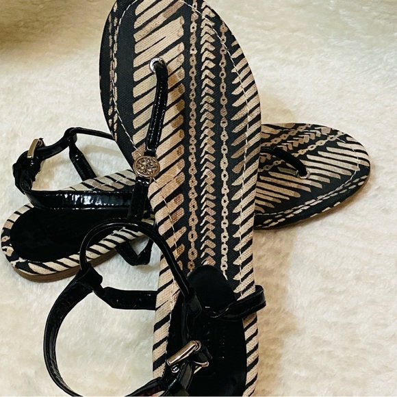 Coach Black and Tan Women's Sandals - Picture 2 of 6